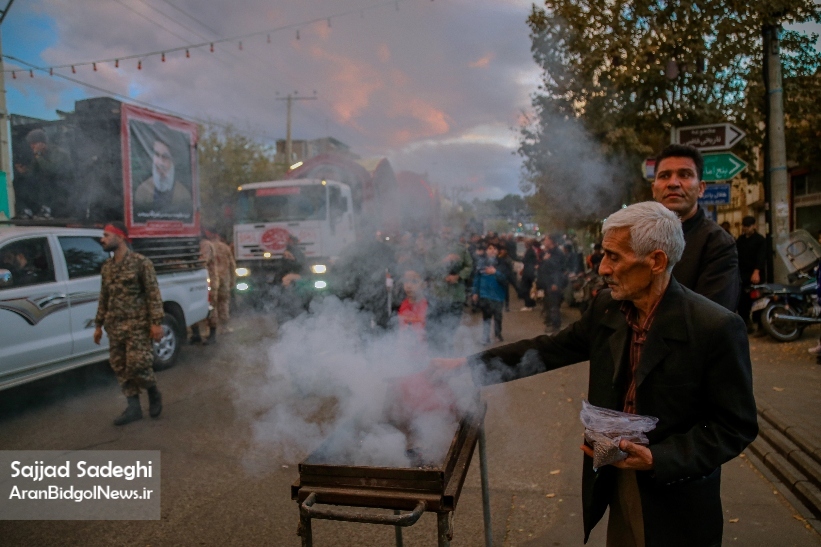گزارش تصویری از استقبال کاروان شهدای گمنام